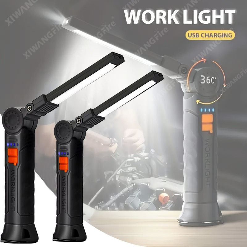 Outdoor Lighting For Camping - 자석 및 후크가 있는 충전식 LED