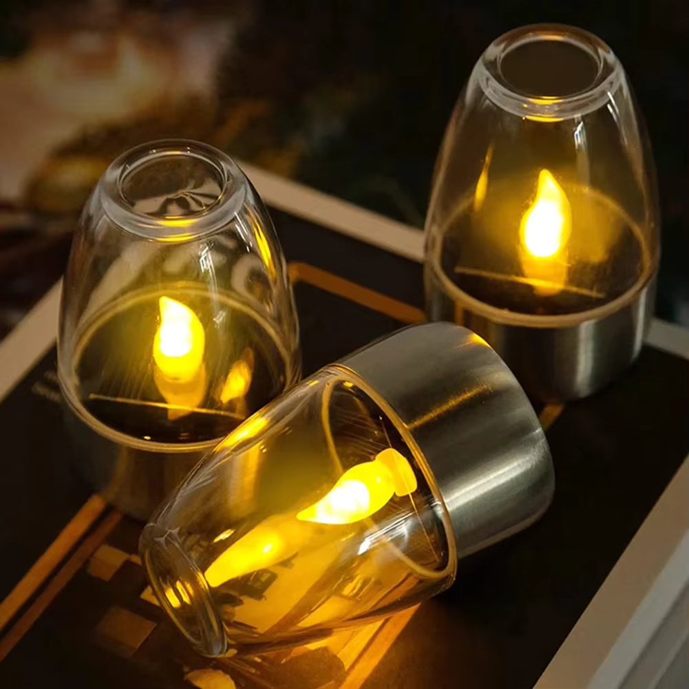 Outdoor Lighting Company - LED 스테인레스 스틸 태양 촛불 조명