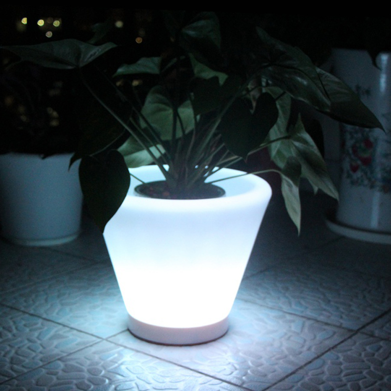 Outdoor Lighting Options - D28*H29cm, D38*H40cm, 빛나는 화분, LED 꽃