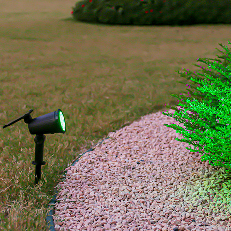Outdoor Lighting Options - 9개의 LED 태양광 스포트라이트(야외용), 3가지 조명