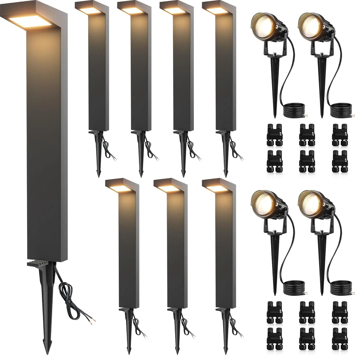 Outdoor Lighting Kits Low Voltage - LED 저전압 조경 조명 키트, 방수