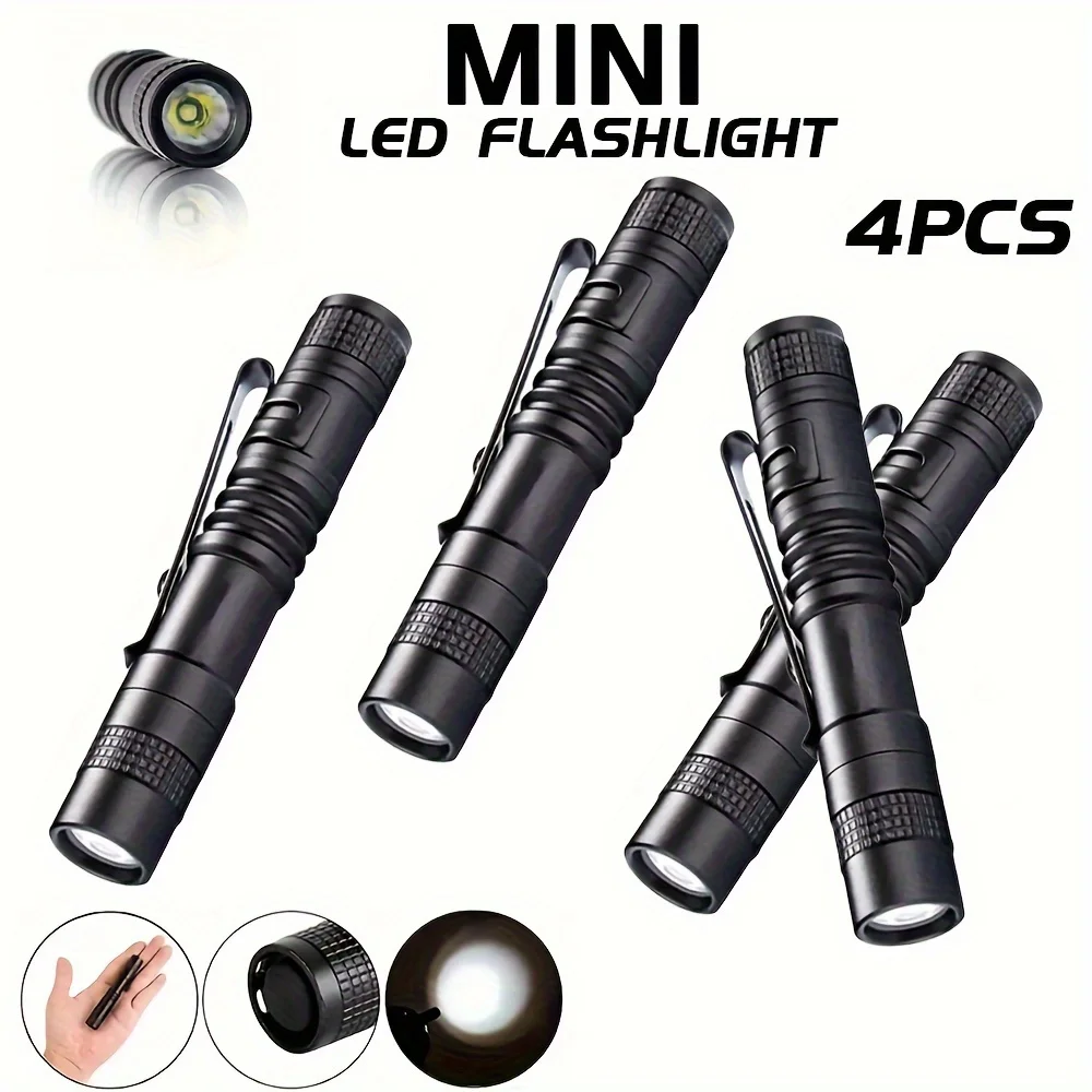 Outdoor Lighting Ideas - 1-4PCS 미니 휴대용 LED 펜 라이트