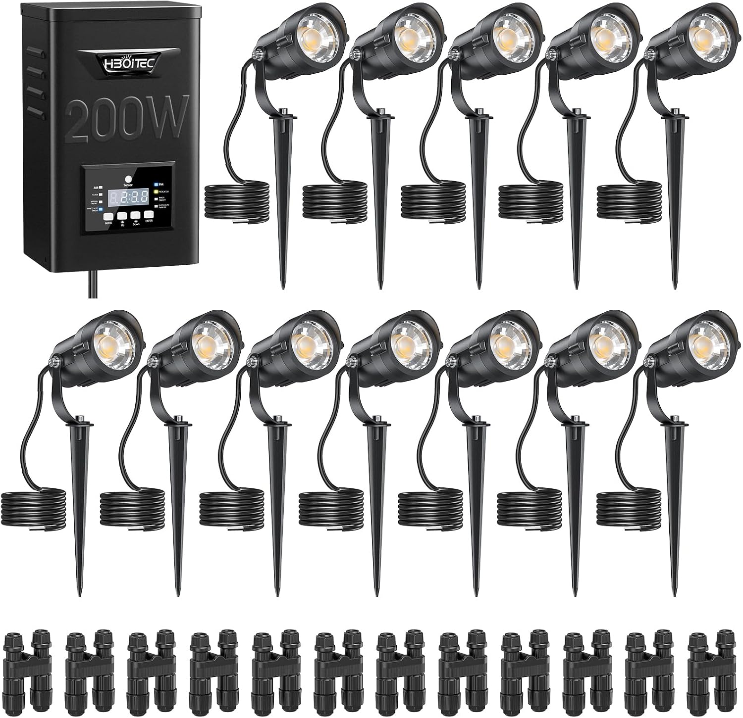Outdoor Lighting Kits Low Voltage - 12W 조경 조명 키트 200W 저전압