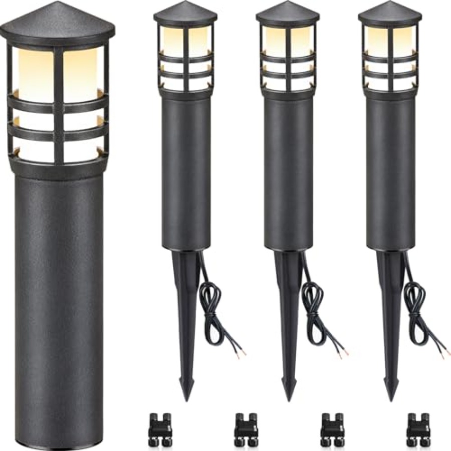 Outdoor Lighting Low Voltage - 4팩 저전압 경로 조명 3W 3000K