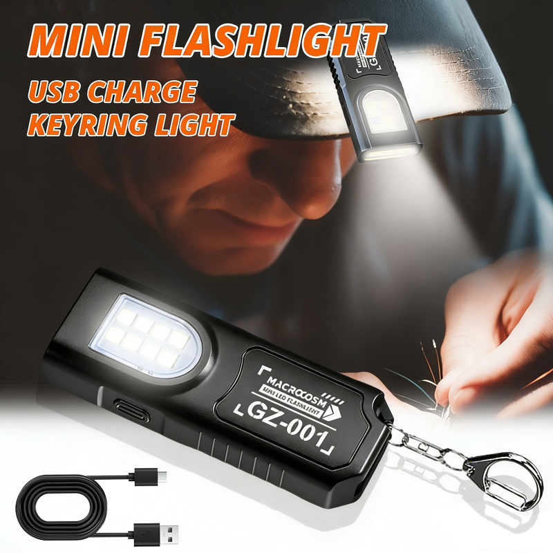 Led Flood Light - LED 키체인 손전등 타입 C 충전식