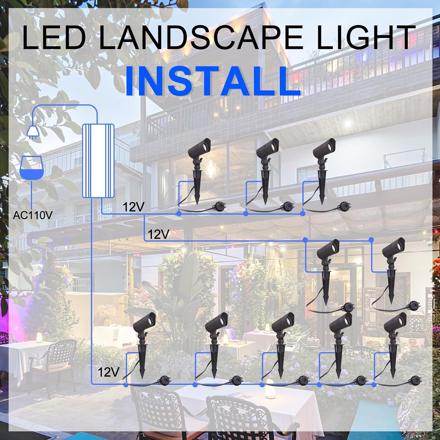 저전압 12V LED 조경등 따뜻한 백색 3000K 4 - Outdoor Lighting Low Voltage 리뷰 및 가격