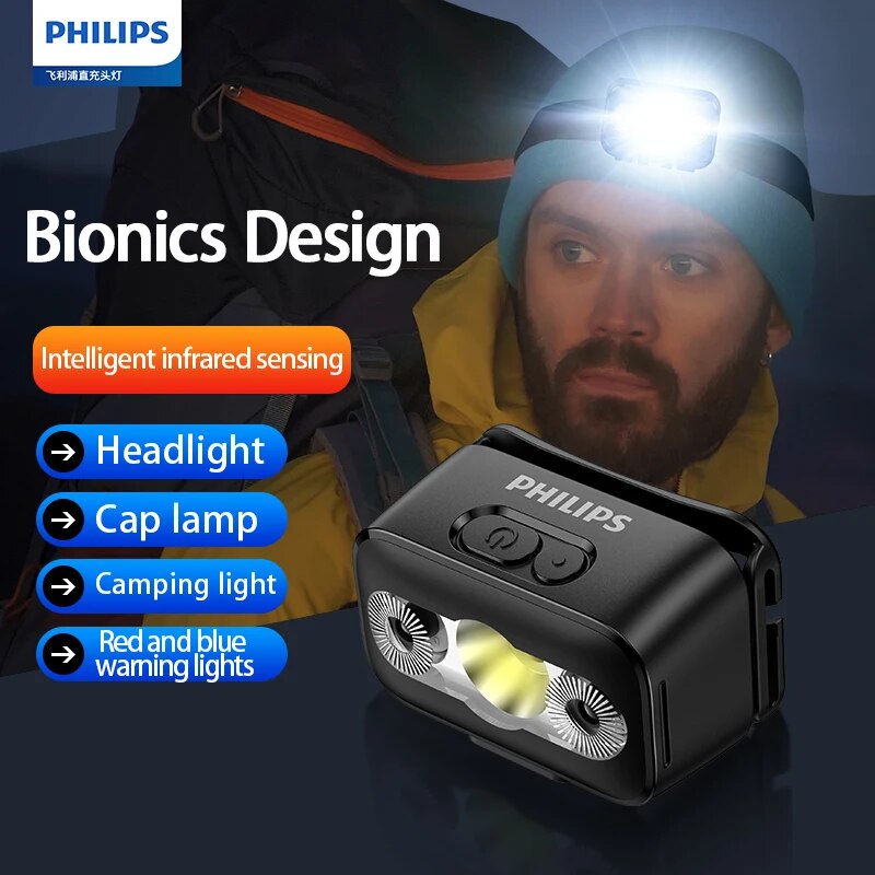 필립스 LED 헤드램프 센서 헤드 손전등 10가지 조명 - Outdoor Lighting Philips 리뷰 및 가격