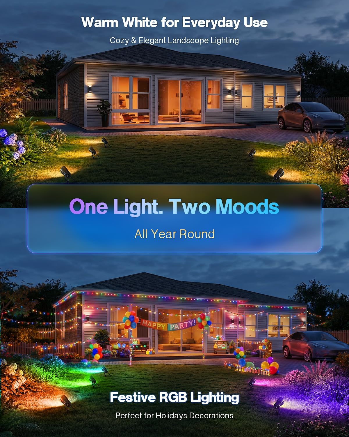 HIBOITEC 12W RGBCWWW 조경 조명 키트( - Outdoor Lighting Kits Low Voltage 리뷰 및 가격