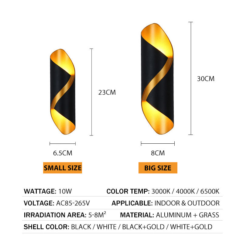창의적인 디자인 LED 벽 램프, 실내 벽 조명, 방수 - Xl Outdoor Lighting 리뷰 및 가격
