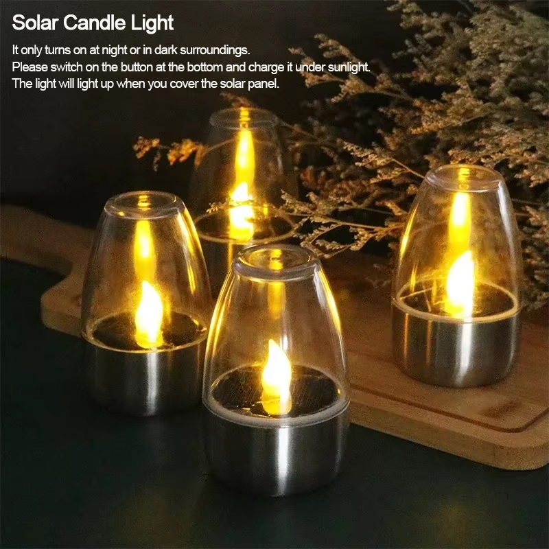 LED 태양 양초 빛 Flameless 충전식 야간 조 - Outdoor Lighting Company 리뷰 및 가격