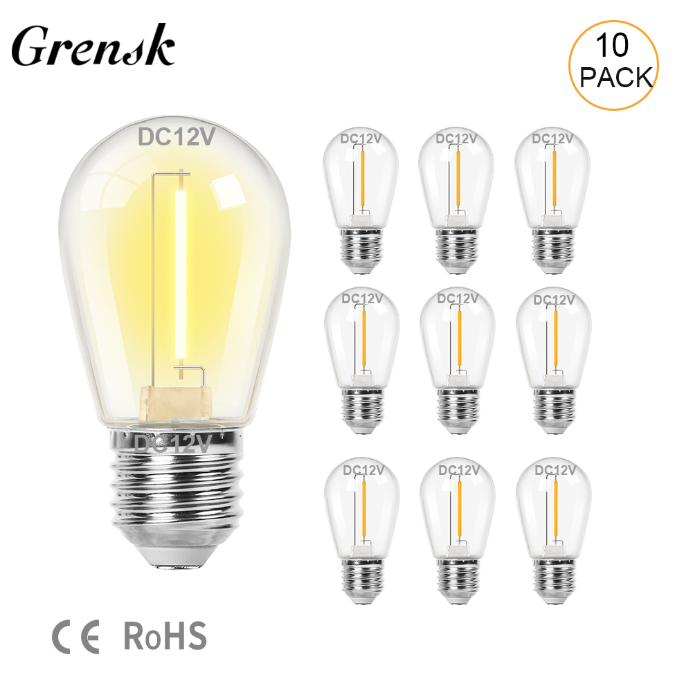 RV 캠핑카 선박용 야외 비산 방지 태양광 스트링 전구 - Outdoor Lighting Low Voltage 리뷰 및 가격