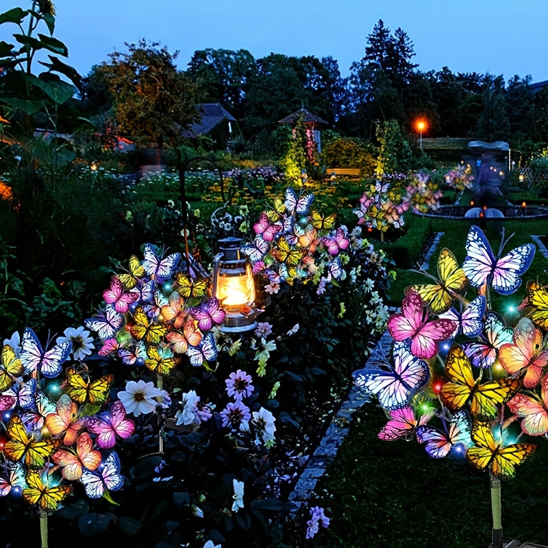 태양 LED 나비 정원 조명 마당 파티오 축제 크리스마 - Outdoor Lighting Company 리뷰 및 가격
