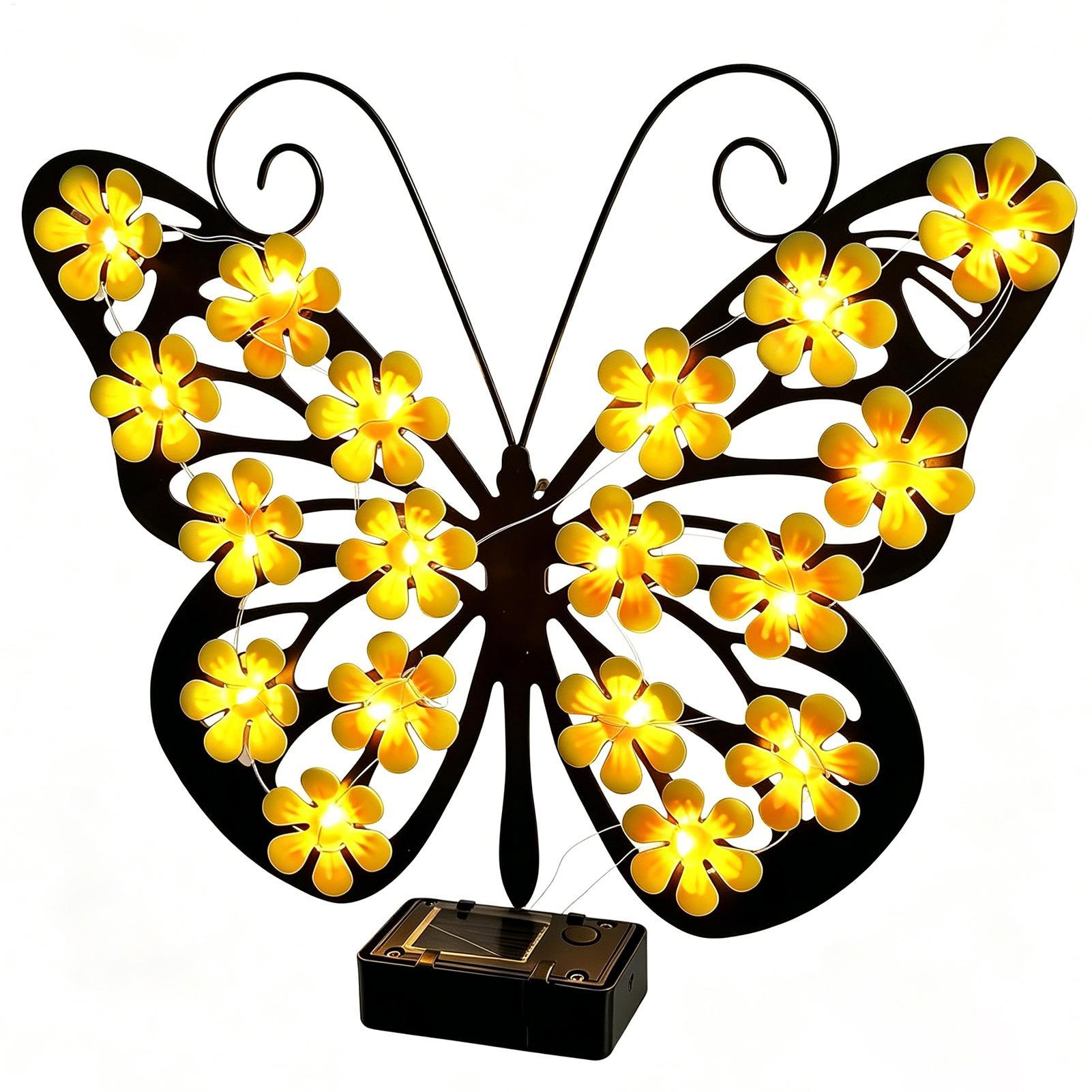 태양광 정원 조명 금속 예술 LED 재미있는 벽 장식  - Xl Outdoor Lighting 리뷰 및 가격