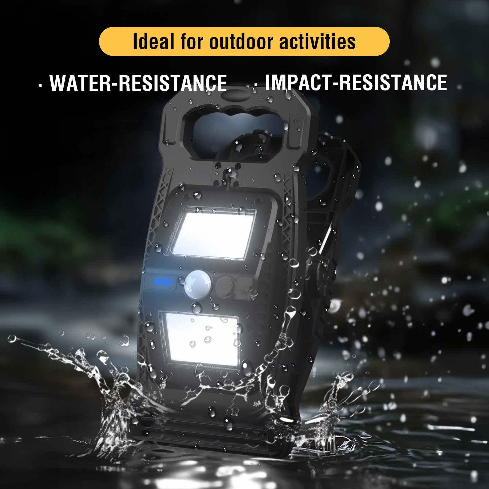 태양광 충전식 LED 다기능 캠핑 라이트, 세 가지 조 - Outdoor Lighting Options 리뷰 및 가격