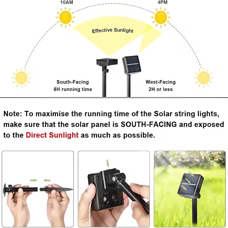 태양열 스트링 라이트 야외 LED 요정 크리스마스 조명 - Outdoor Lighting Company 리뷰 및 가격