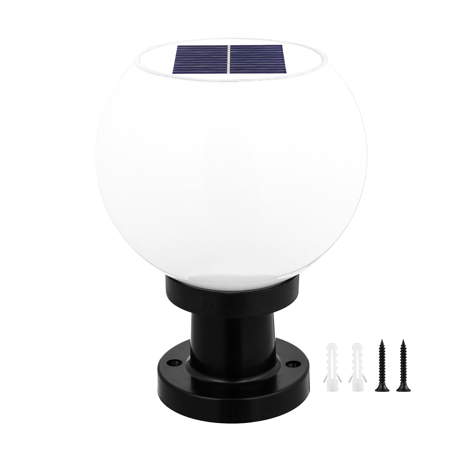 1. 태양광으로 작동하는 둥근 LED 벽걸이 조명, 흰 - Outdoor Lighting Round 리뷰 및 가격