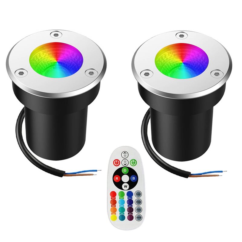 A01F-야외용 12V RGBW 지중등 3W 컬러 LE - Outdoor Lighting Low Voltage 리뷰 및 가격
