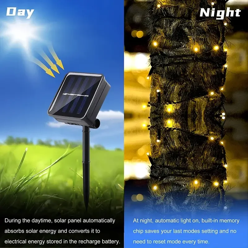LED 태양 빛 문자열 8 기능 야외 방수 잔디 별이  - Outdoor Lighting Company 리뷰 및 가격