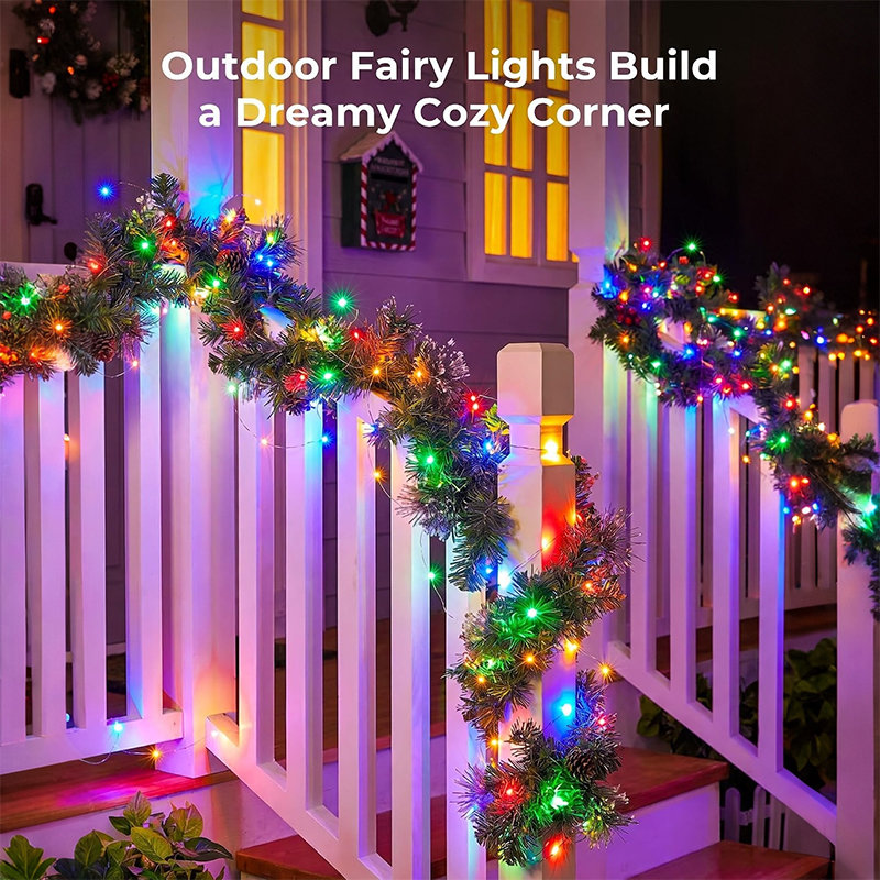 태양광 충전식 크리스마스 LED 스트링 조명, 8가지  - Outdoor Lighting Company 리뷰 및 가격