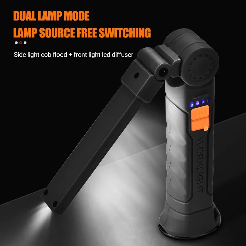 자석 및 후크가 있는 충전식 LED 손전등 작업등, 작 - Outdoor Lighting For Camping 리뷰 및 가격