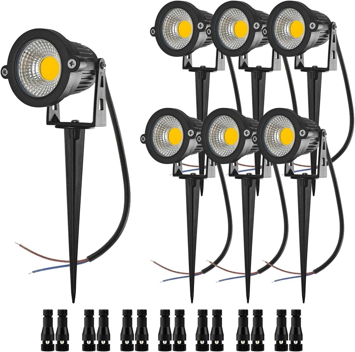10팩 LED 조경등 3W 6W 12V 저전압 커넥터  - Outdoor Lighting Low Voltage 리뷰 및 가격