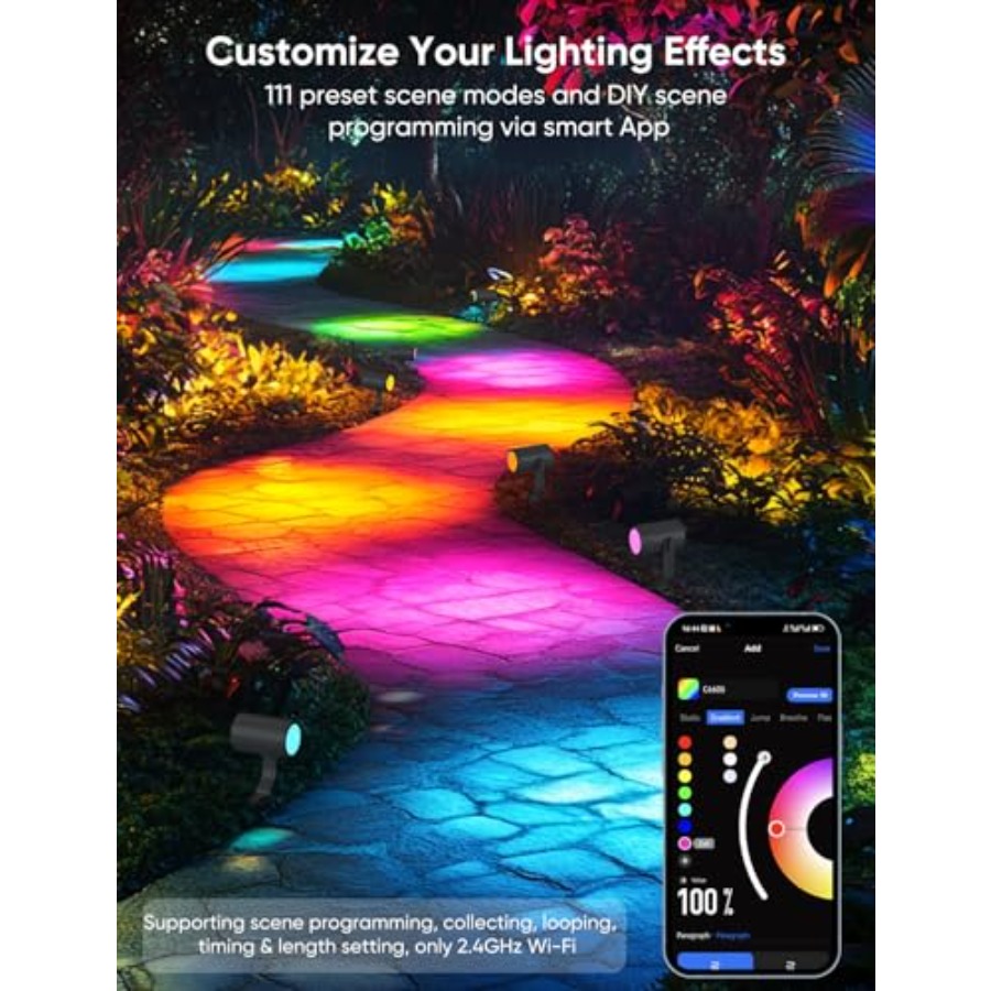 야외 스팟 조명 600lm, 스마트 조경 조명 키트,  - Outdoor Lighting Kits Low Voltage 리뷰 및 가격