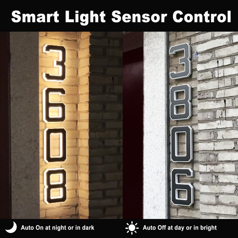 태양광 LED 집 번호 표시판 방수 야외 조명 센서 태 - Outdoor Lighting For Front Of House 리뷰 및 가격