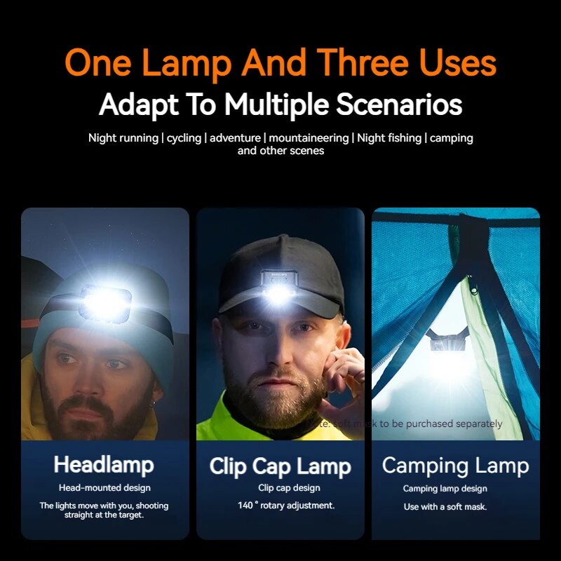 PHILIPS LED 헤드램프 센서 헤드 손전등, C  - Outdoor Lighting Philips 리뷰 및 가격