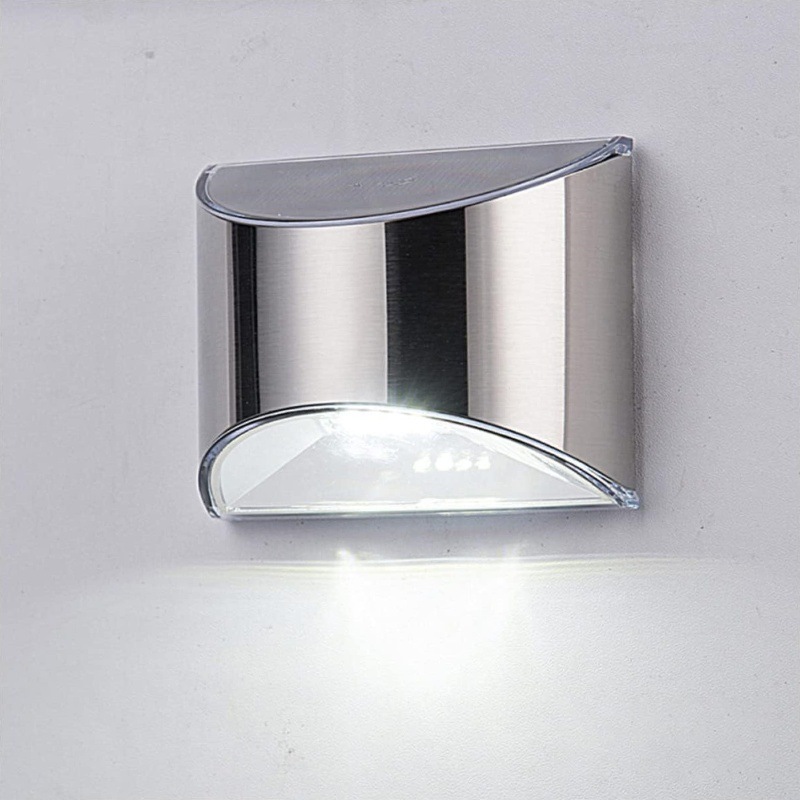 2개 세트 태양광 정원등 스테인리스 스틸 마당 벽등 방 - Xl Outdoor Lighting 리뷰 및 가격