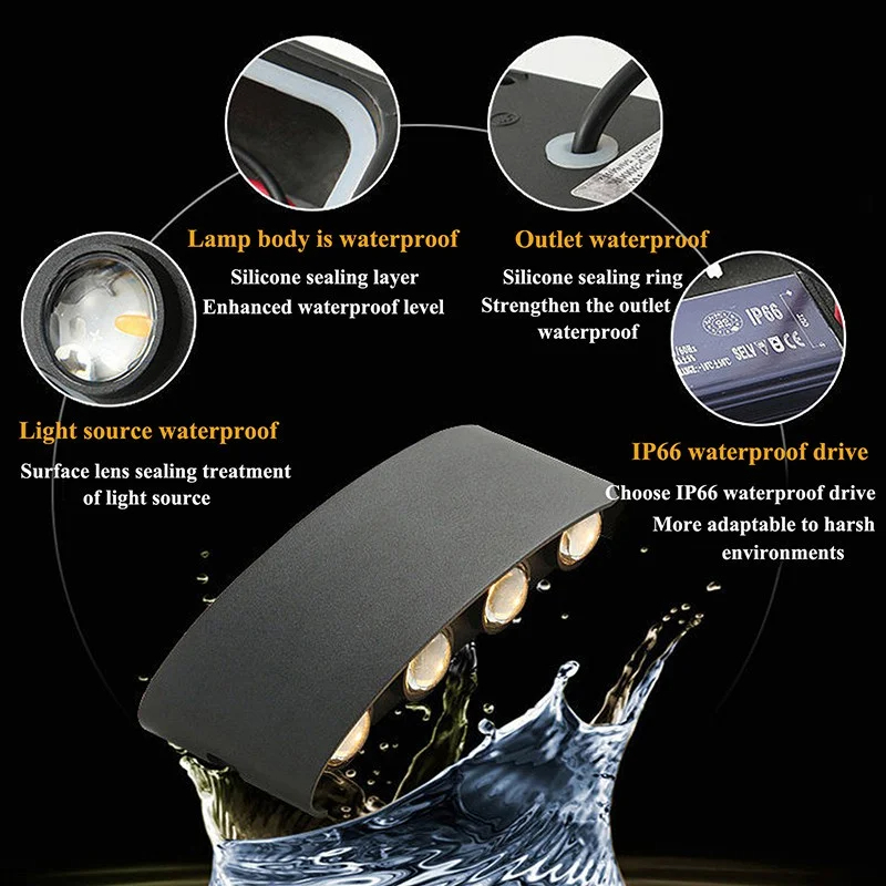 Led Wall Lamp LED 벽등 벽 램프 야외 조 - Xl Outdoor Lighting 리뷰 및 가격