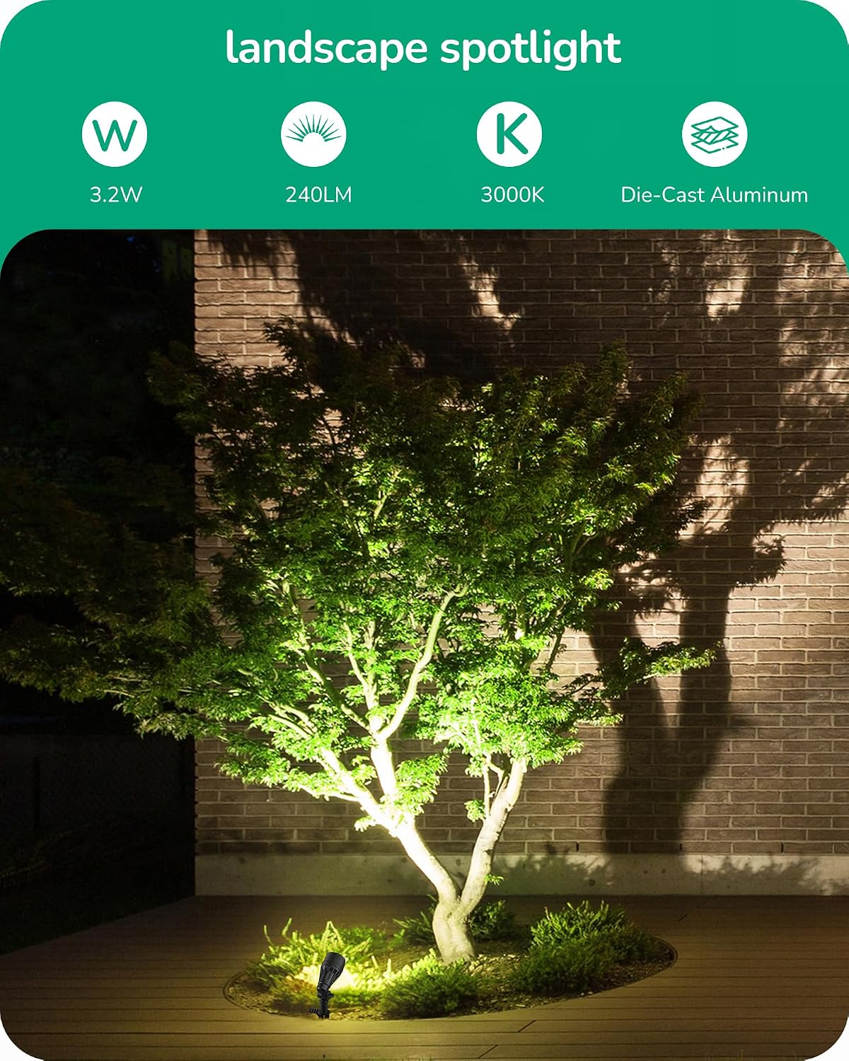 저전압 스포트라이트 알루미늄 하우징 야외 조명 ACDC - Outdoor Lighting Low Voltage 리뷰 및 가격