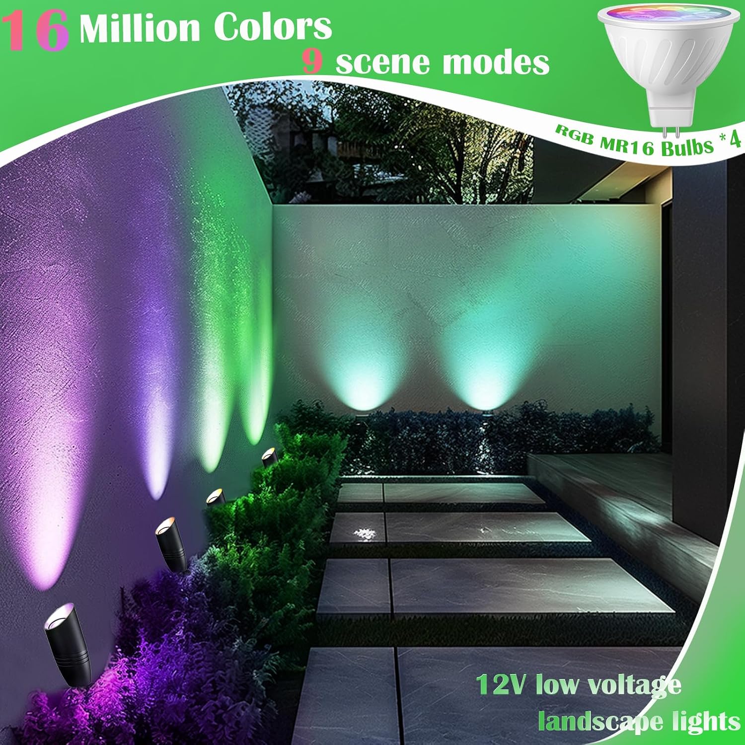 RGB 저전압 조경 조명 키트 12V 색상 변경 조경등 - Outdoor Lighting Kits Low Voltage 리뷰 및 가격