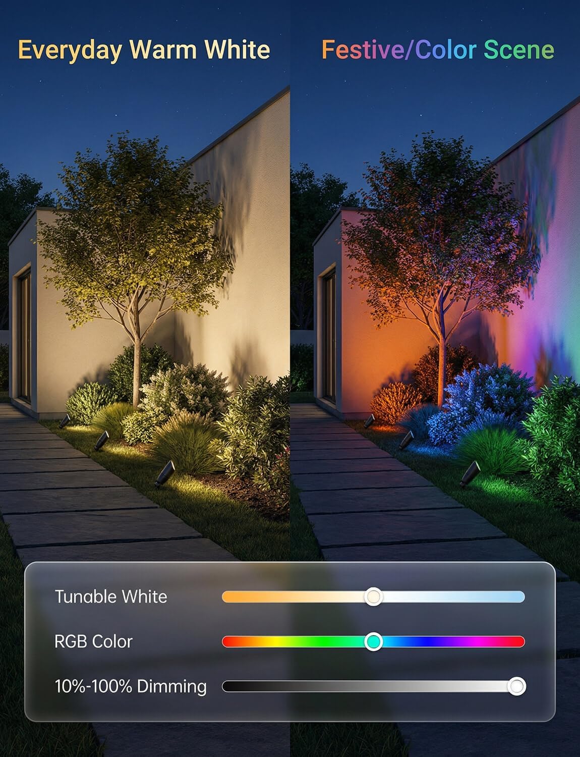 저전압 야외 RGBCW 조경 스포트라이트 12V 색상  - Outdoor Lighting Low Voltage 리뷰 및 가격