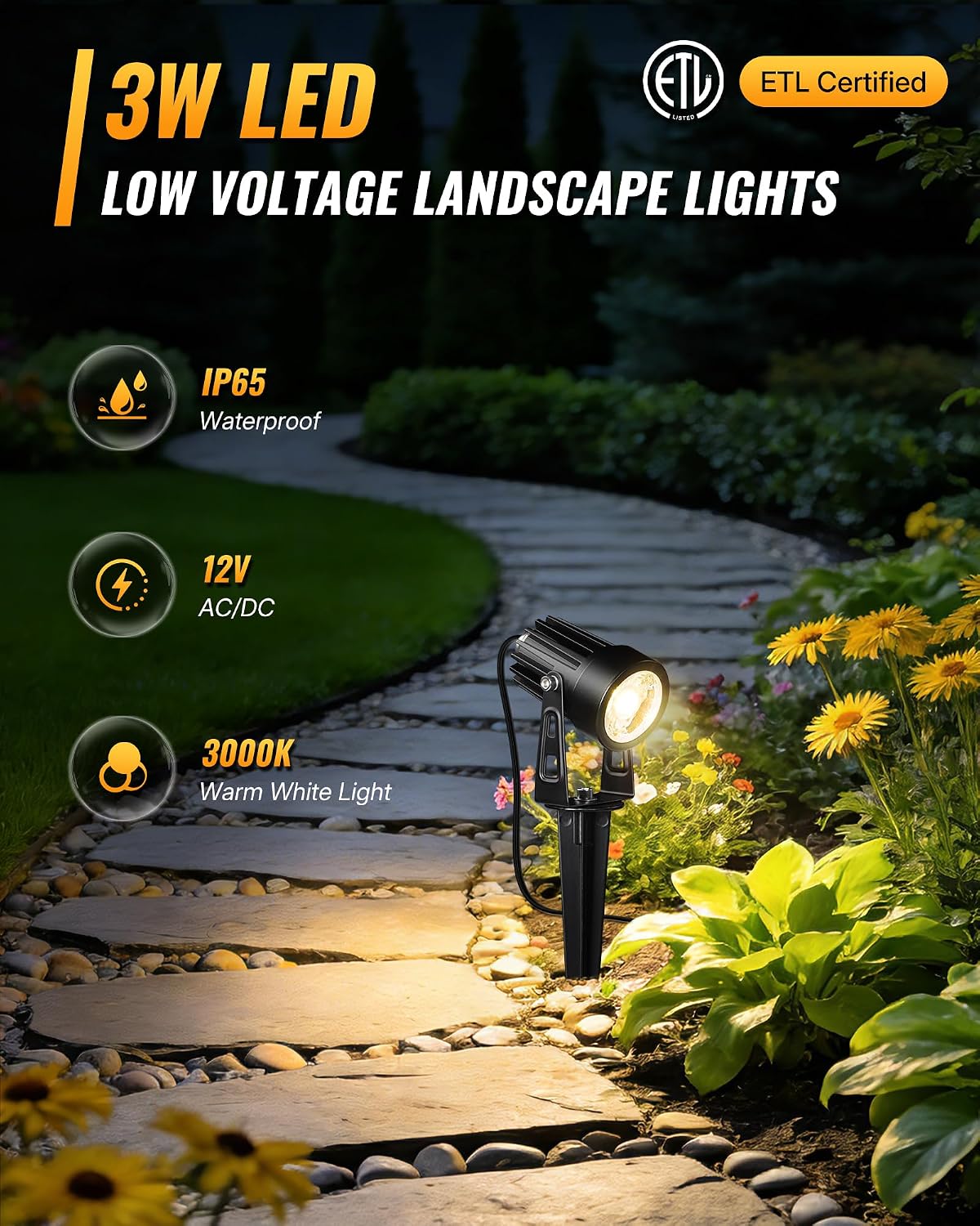 저전압 올인원 LED 조경 조명 키트 12개 스포트라이 - Outdoor Lighting Kits Low Voltage 리뷰 및 가격