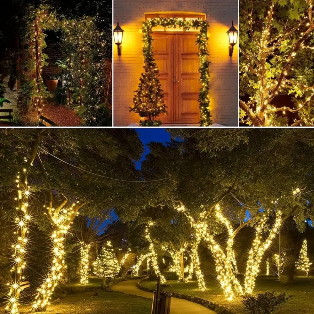 태양열 전원 야외 문자열 조명 100 LED 8 모드  - Outdoor Lighting Company 리뷰 및 가격