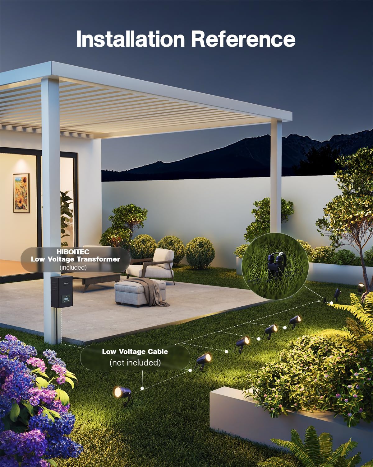 12W 조경 조명 키트 200W 저전압 변압기 황혼/새 - Outdoor Lighting Kits Low Voltage 리뷰 및 가격