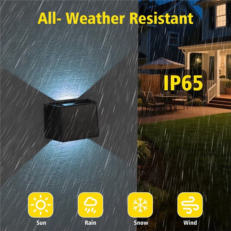 AT19 - 실외용 태양광 벽등, 현관, 통로, 정원  - Outdoor Lighting Options 리뷰 및 가격