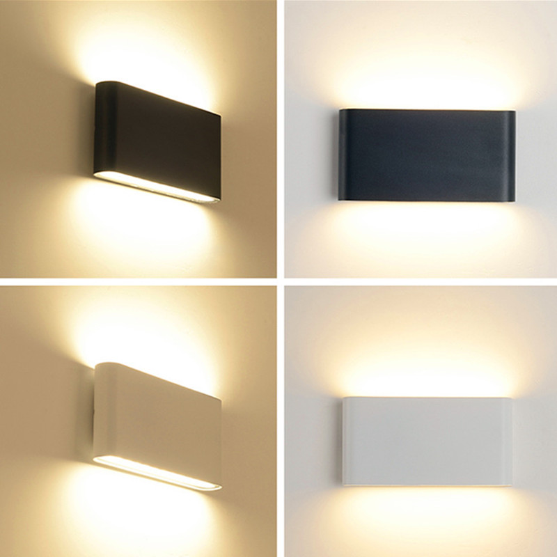 6W 12W LED 벽 램프 야외 방수 정원 조명 알루 - Outdoor Lighting On Stairs 리뷰 및 가격