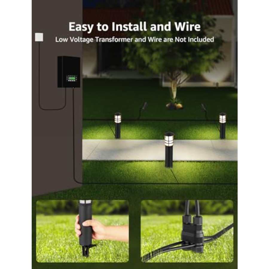 4팩 저전압 경로 조명 3W 3000K 12-24V L - Outdoor Lighting Low Voltage 리뷰 및 가격