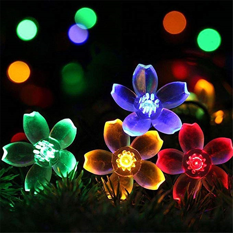 5m 7m 12m 22m 복숭아 꽃 태양 램프 전원 L - Outdoor Lighting Company 리뷰 및 가격