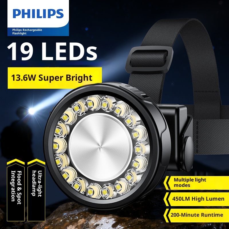 필립스 19 램프 비즈 LED 헤드라이트 조명 450L - Outdoor Lighting Philips 리뷰 및 가격